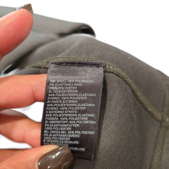 The North Face Skyline Full Zip Jacket Women's Medium Forest Green Long Sleeve - Picture 6 of 8